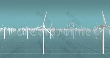 3D风轮机CG风电场.
